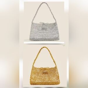 J. Crew Silver Shoulder Bag NWT